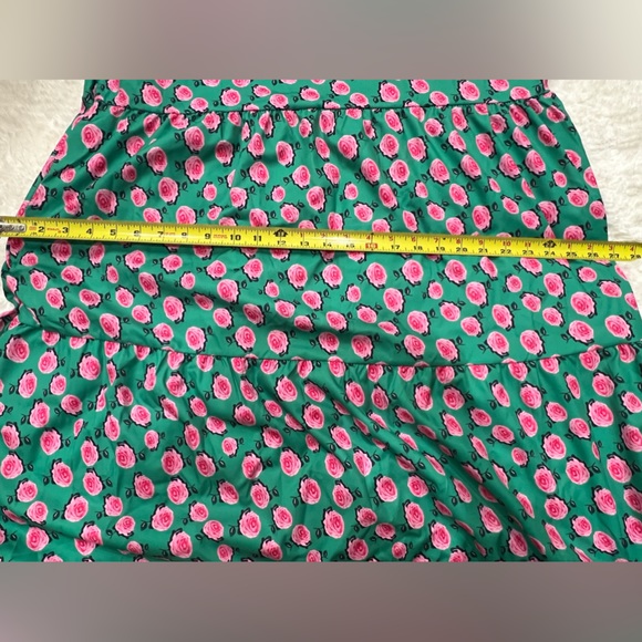 Boho Floral Puff Sleeve Tiered Maxi Dress Casual Layered Dress - Picture 8 of 14